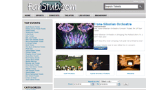 Desktop Screenshot of fanstub.com